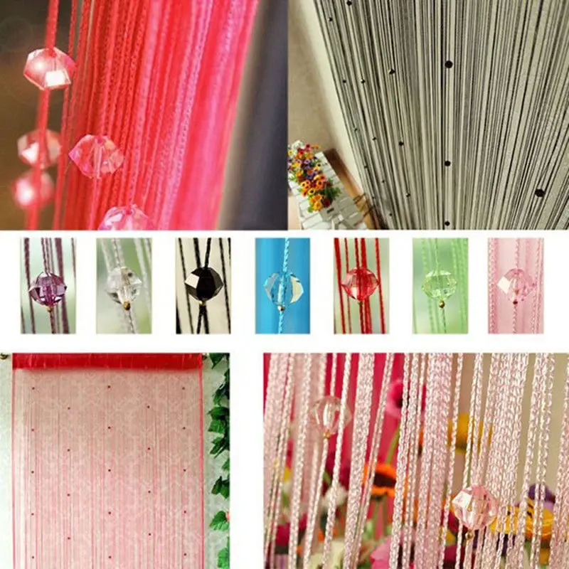 Новая занавеска из вуали с бусинами декоративная бахромой в форме насекомых