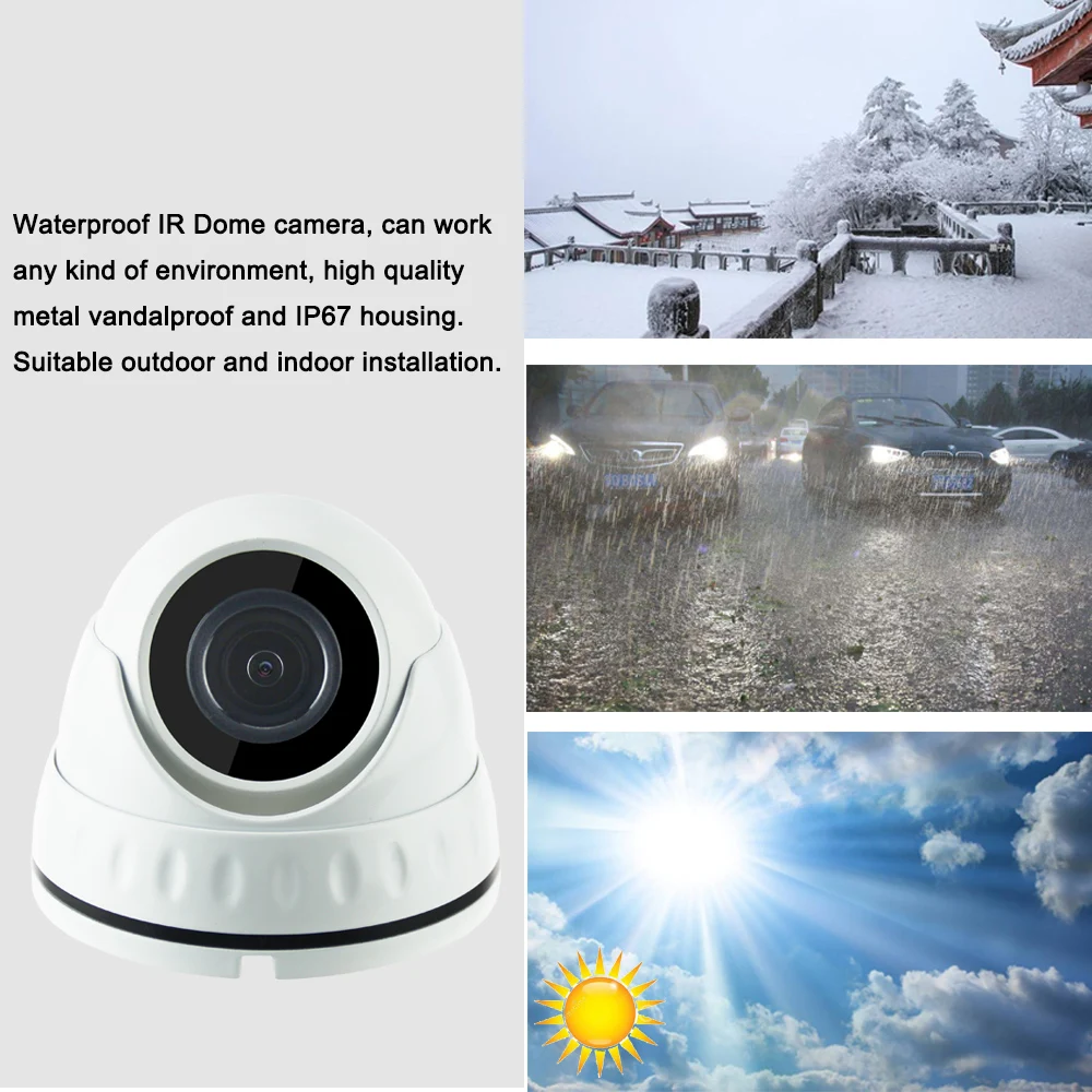 Lwstfocus 4ch CCTV Системы Наборы 1080 P HDMI AHD DVR 4 шт. 2.0mp металла Водонепроницаемый ИК Купол
