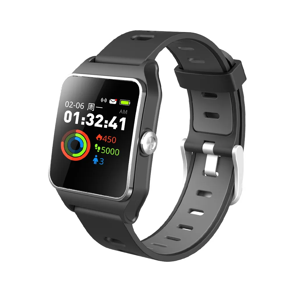 Black BR3 gps мультиспорт Smart Сердечного ритма Фитнес браслет IP68 Водонепроницаемый Цвет Экран трекер часы - Цвет: Black