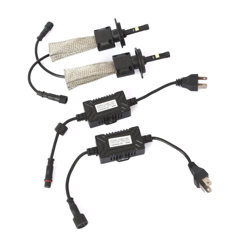 2x H4 8000LM 6500 К A8 72 Вт для CRE E светодиодный белый автомобиль Выделите фар | Автомобили