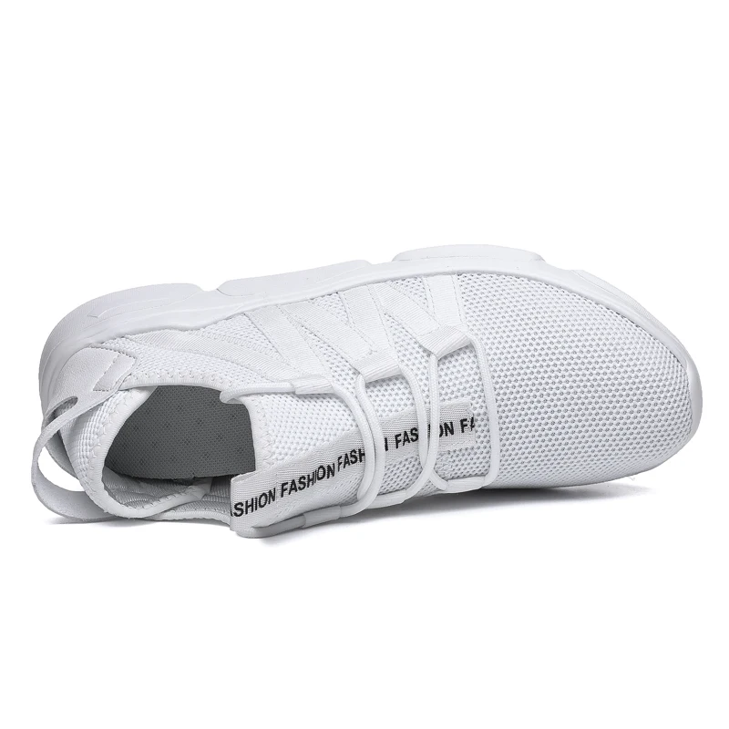 HEINRICH Mens Fashion White Sneakers Breathable Shoes Lace-Up Lightweight Men's Casual Trainers Sapatos Homens | Обувь