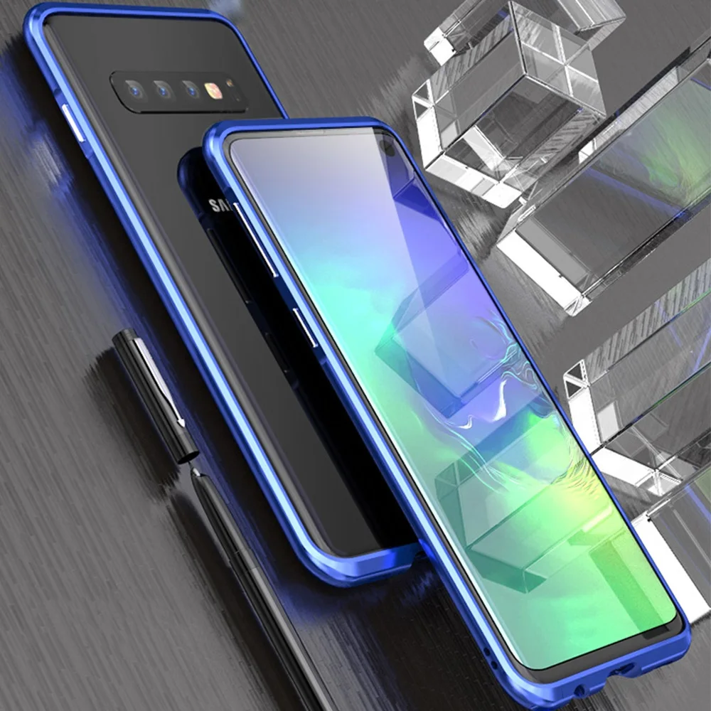 Для samsung Galaxy S10 Plus, чехол-бампер,, изогнутый металлический чехол Luphie для samsung S10, чехол S10e, ультра тонкая алюминиевая рамка, чехол