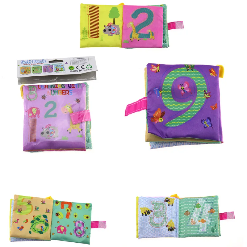 1 шт. детская Развивающая книжка на английском языке|juguetes bebe|cloth baby bookbaby book |