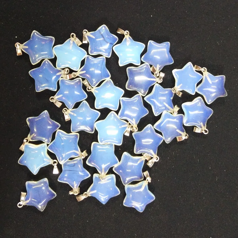 Опт 50 шт./лот Модный высококачественный Опаловый камень пять кулон Подвеска со