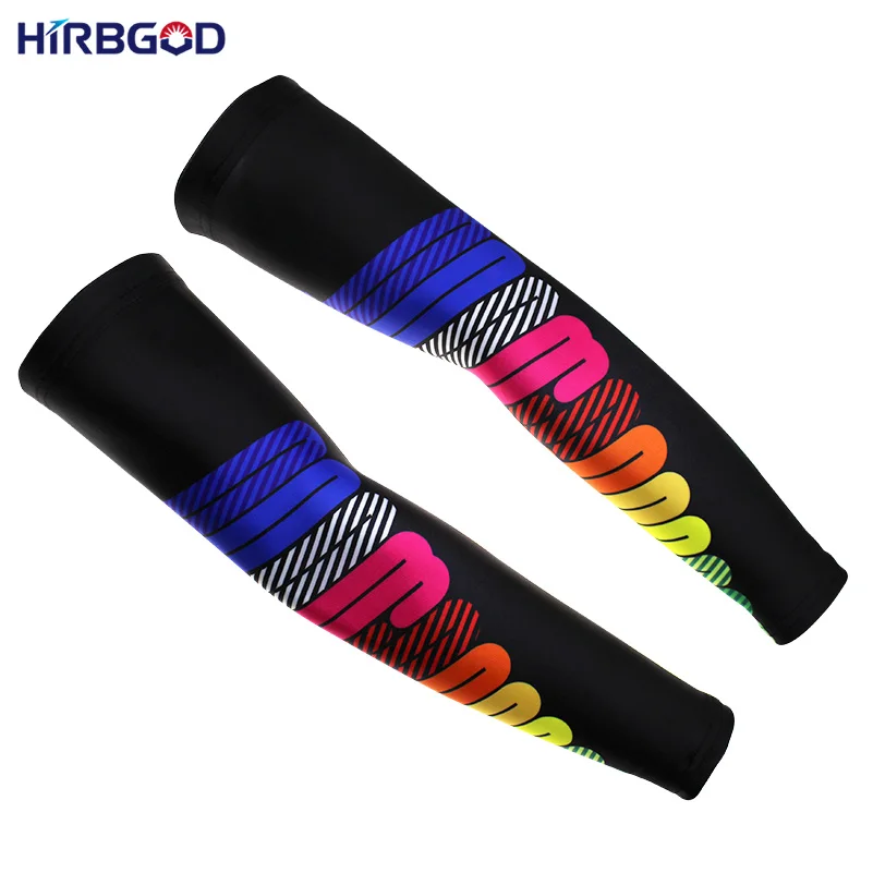 

HIRBGOD Riding Protection Arm Sleeves Colorful Cycling Arm Warmer Summer MTB Bike Bicycle Sleeves Sports Accessories ,XT121