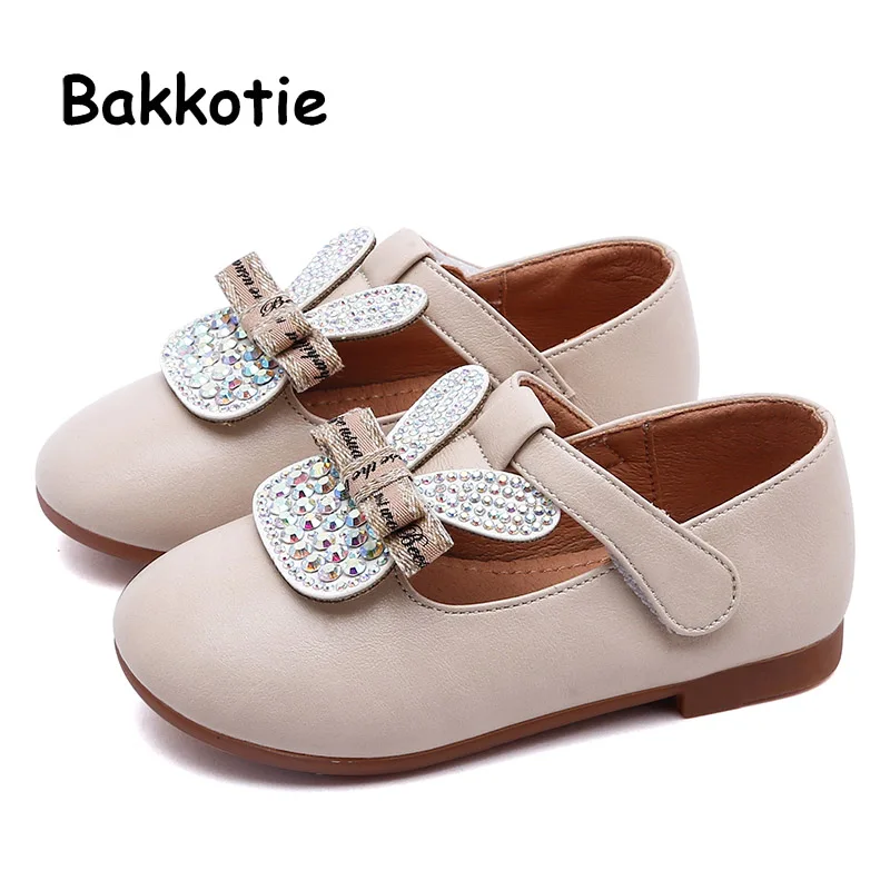 Bakkotie/Детская осенняя модельная обувь для маленьких девочек модная Mary Jane со