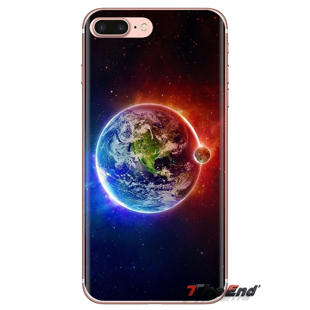 Moon Space Map мраморный камень для Huawei Mate Honor 4C 5C 5X 6X 7 7A 7C 8 9 10 8C 8X 20 Lite Pro прозрачные