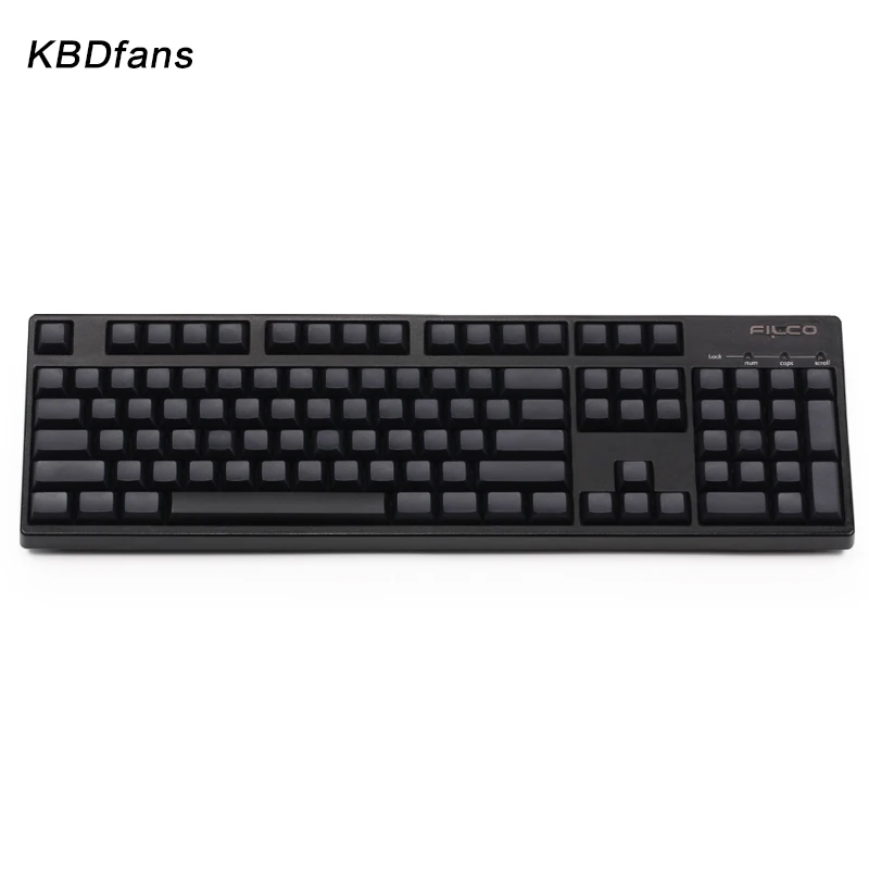 DSA keycaps белый и серый pbt пустой колпачки для wried механической игровой