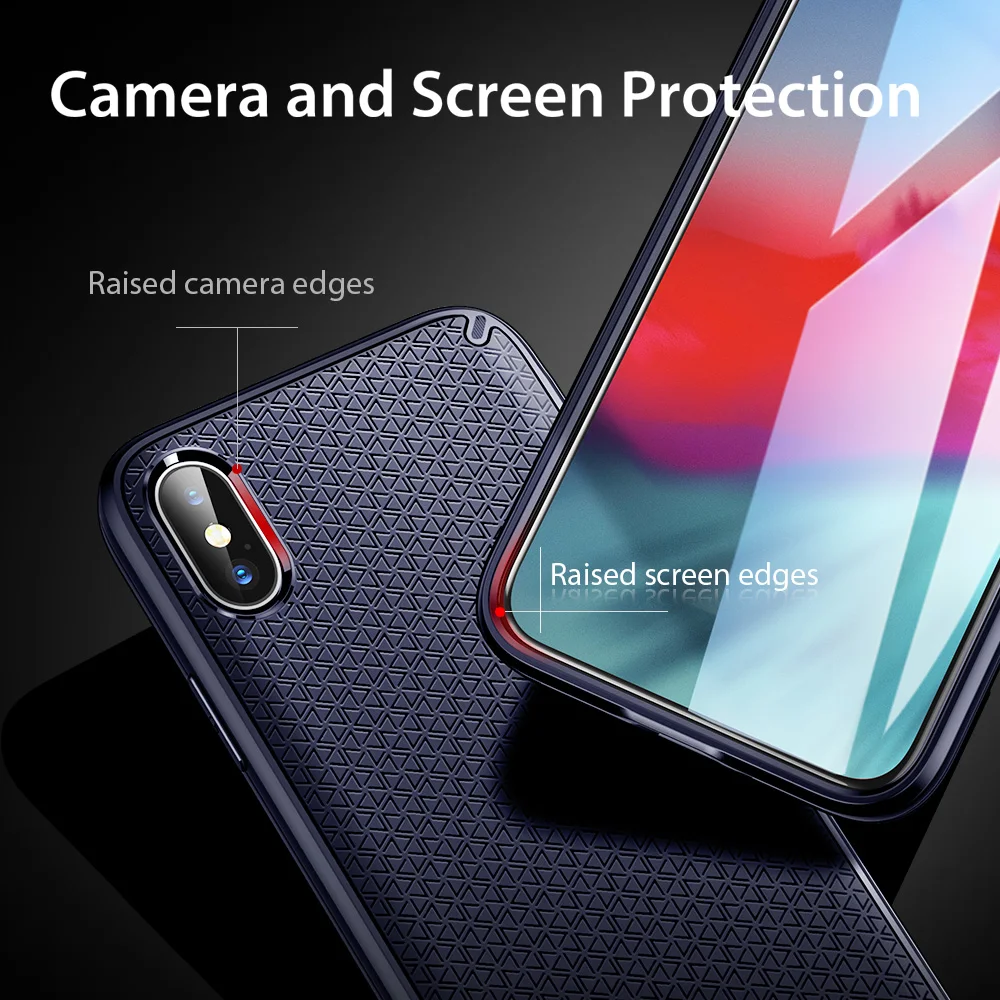 Чехол ESR для iPhone X XS XR XS Max, чехол Kikko с гибким и надежным захватом, дизайн, защита воздуха, угловая, надежная ручка для iPhone