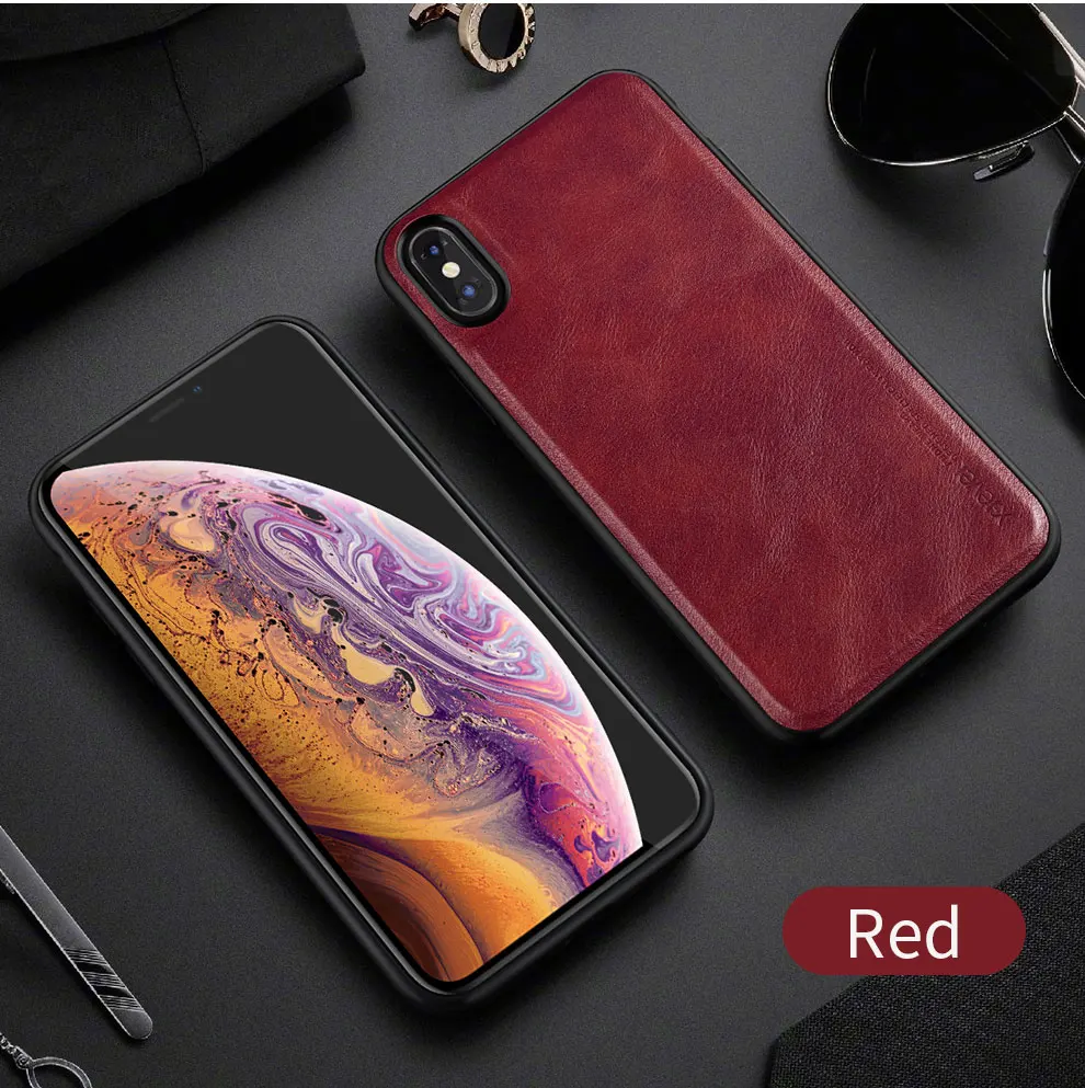 Для iPhone XR чехол для iPhone X XS Max X-Level роскошный винтажный кожаный чехол для iPhone 7 8 Plus 6 6s 6s Plus чехол Funda