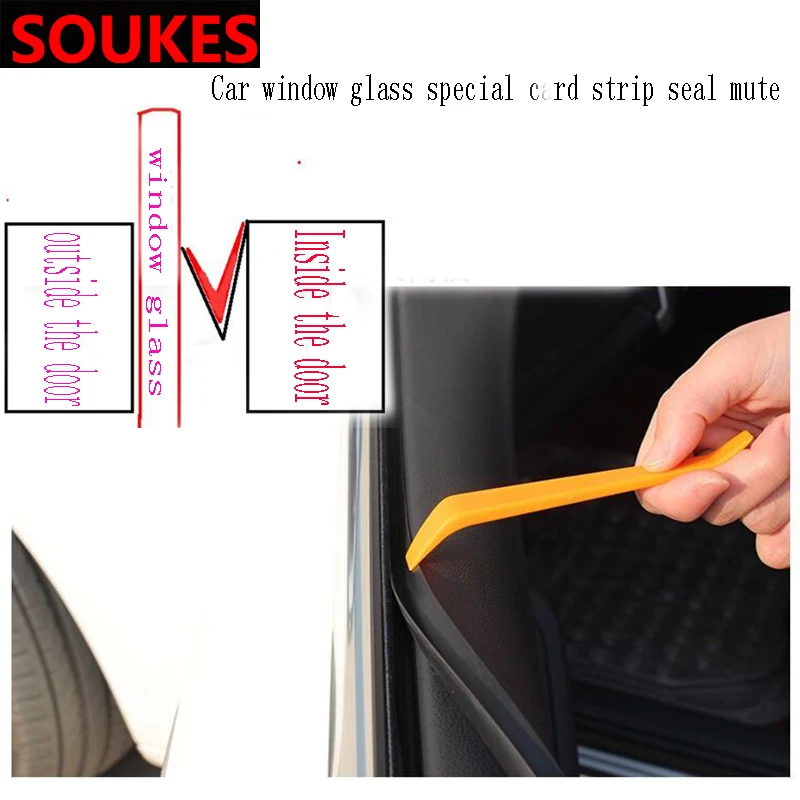 Автомобильные аксессуары звукоизолирующая уплотнительная лента для шва окон Alfa