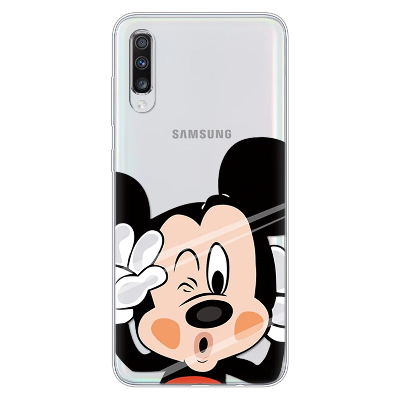 miqi Роскошный парный чехол для телефона s, чехол для samsung Galaxy A70, силиконовый чехол из ТПУ с рисунком, Прозрачный чехол для Fundas samsung Galaxy A 70, тонкий Чехол - Цвет: miqi