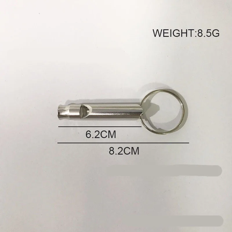 

RE 100 PCS/lot Mini aluminum alloy whistle keyring keychain for outdoor emergency survival safety sport camping hunting W15
