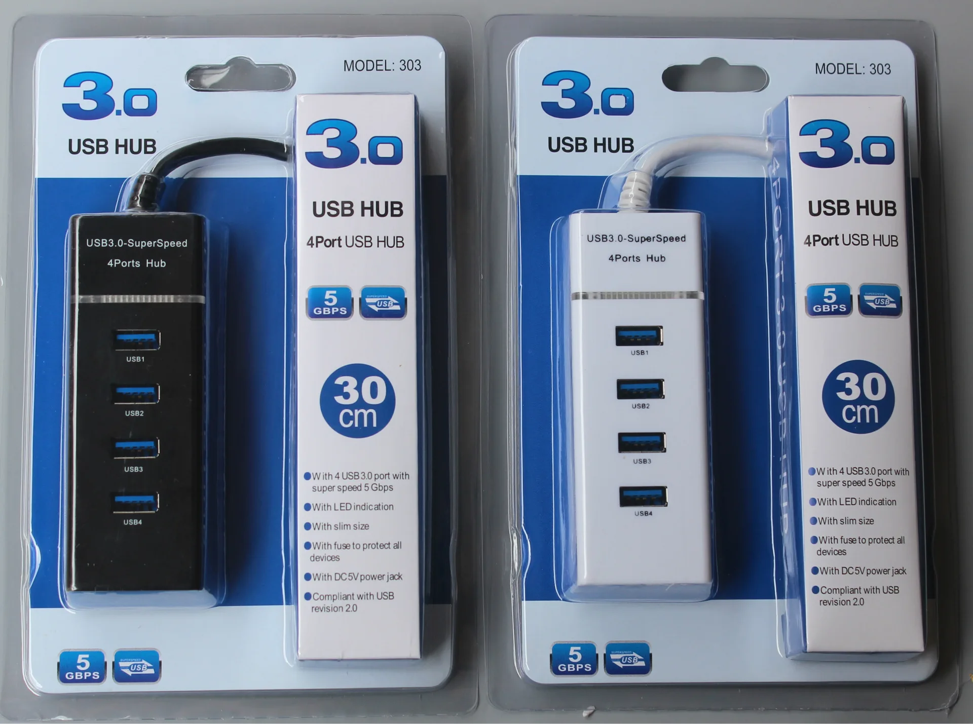 Высокоскоростной концентратор USB 3 0 4 порта 5 Гбит/с Разветвитель совместимый с 2 1