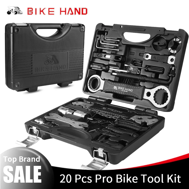 BIKE HAND 18in1 Bicycle Repair Tools Kit Box Set Multi MTB Tire Chain Spoke Wrench Hex Screwdriver Bike | Спорт и развлечения