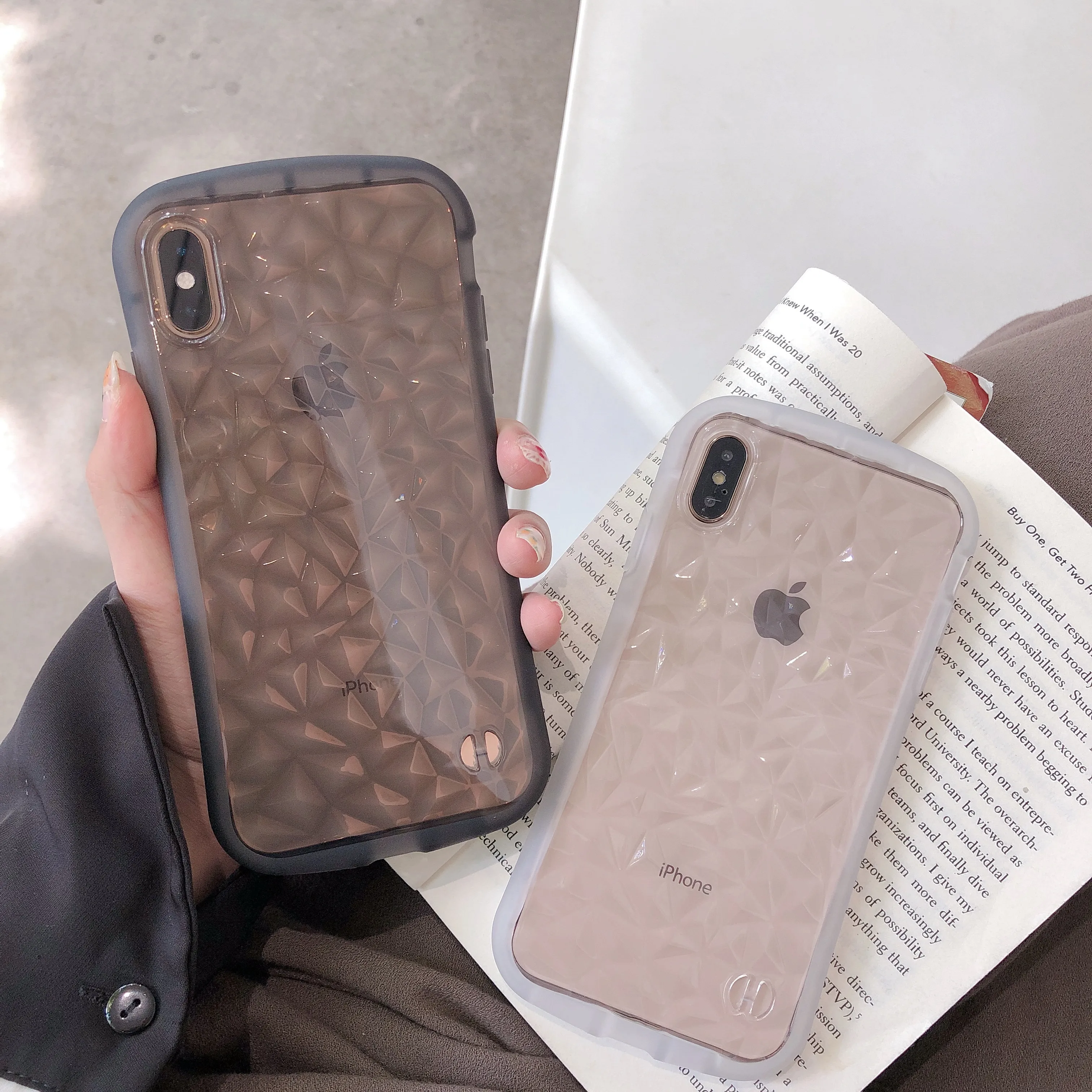 Роскошный силиконовый чехол для iphone X XR XS MAX 7 8 6 6S Plus прозрачный противоударный