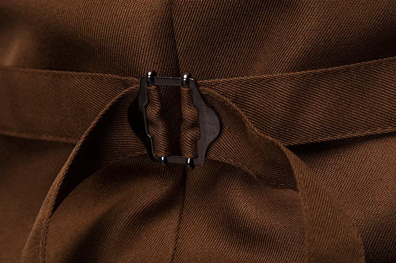 

Suit Vest Male Jacket Sleeveless Brown Vintage Tweed Fashion Spring/Autumn Waistcoat Vests For Men New Male Tight Top Vest