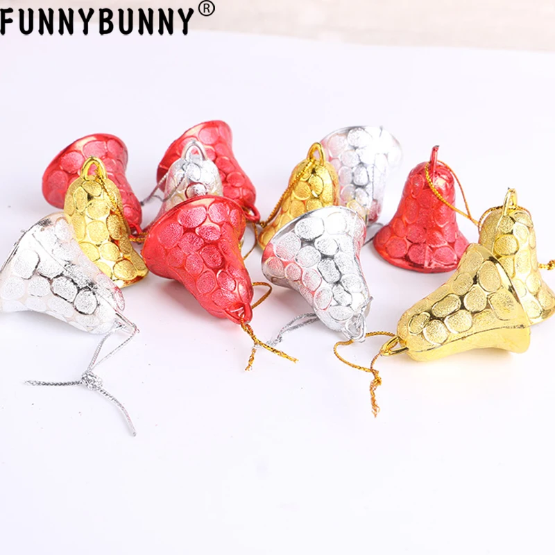 FUNNYBUNNY 12 шт Рождественский колокольчик кулон украшения сотовые колокольчики