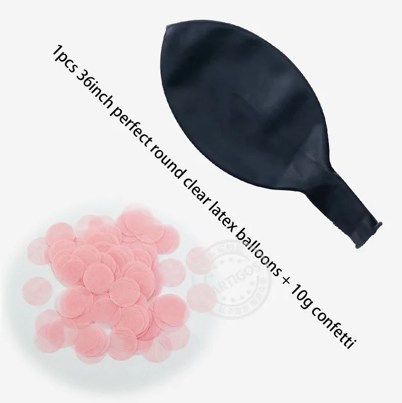 1 шт. Круглый латексный шар с конфетти 36 дюймов|air supply|decoration suppliesair balloons |