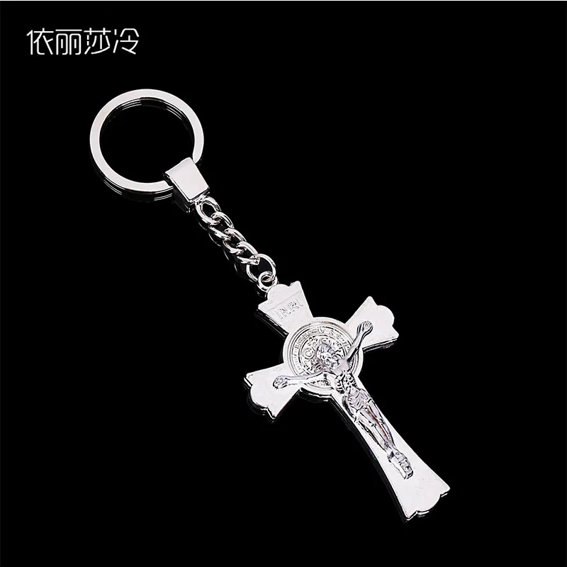Цепочка для ключей с крестом Иисуса Христа 30 шт.|Брелоки| |