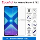 Защитное стекло для Huawei Honor 8, закаленное стекло для Huawei Honor 8X, стекло для Honor 8, Honor 8X, 8, X View 10 Lite, пленка для телефона, 2 шт.