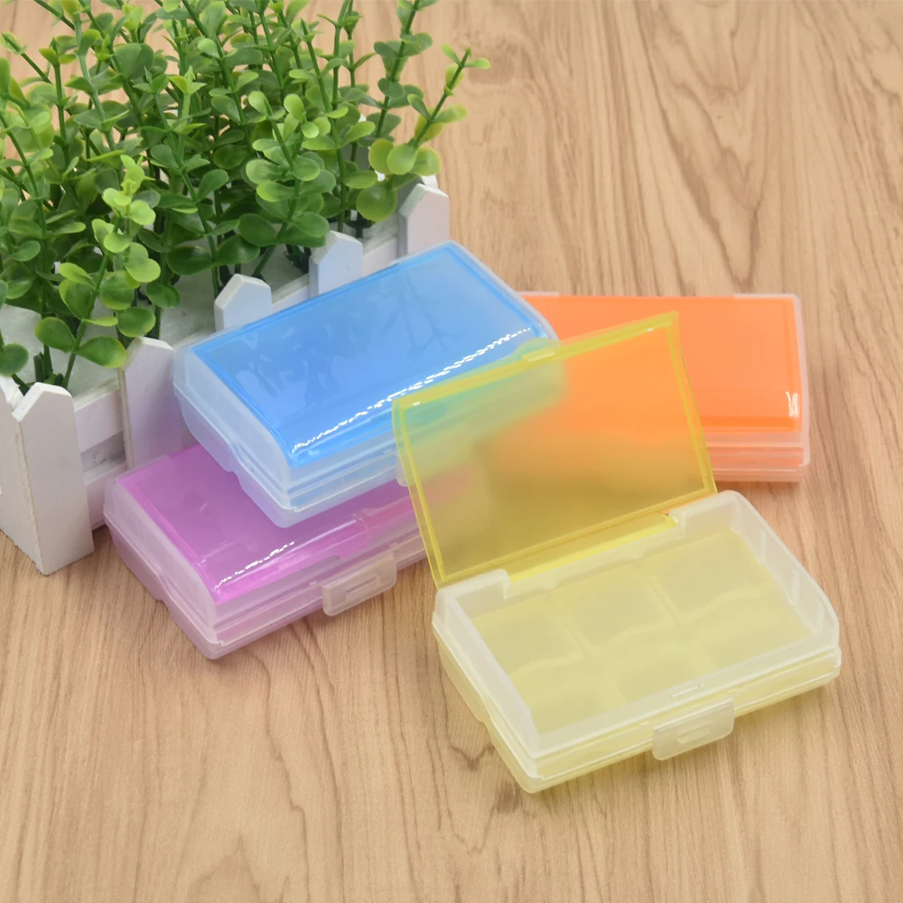 1 шт. портативный мини пластиковый ящик для хранения инструментов винты гайки