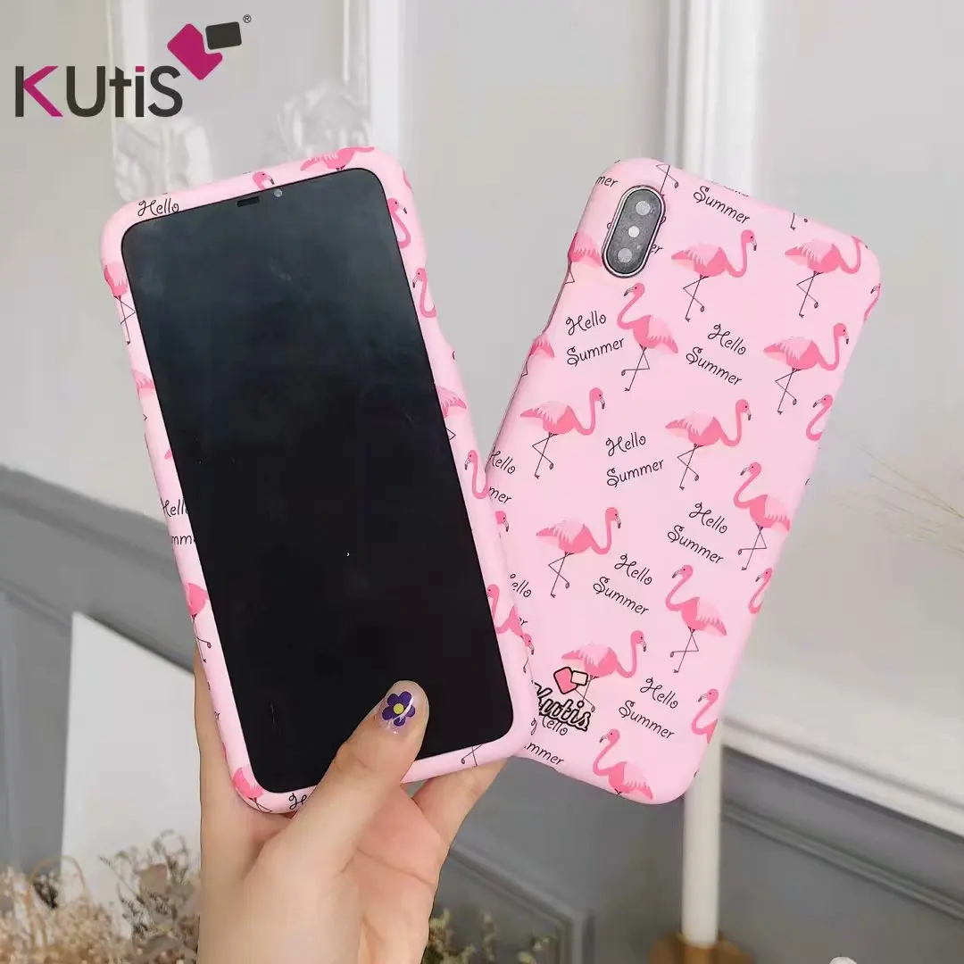 Защитный чехол для iPhone XR XS max 360 градусов передняя + задняя Матовая крышка Модный