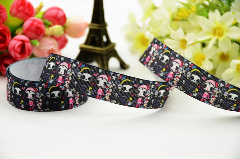 7/8 '✢ мм 1&quot 25 1-1/2 &quot38 3&quot 75 Tokidoki принт с персонажами мультфильмов корсажная