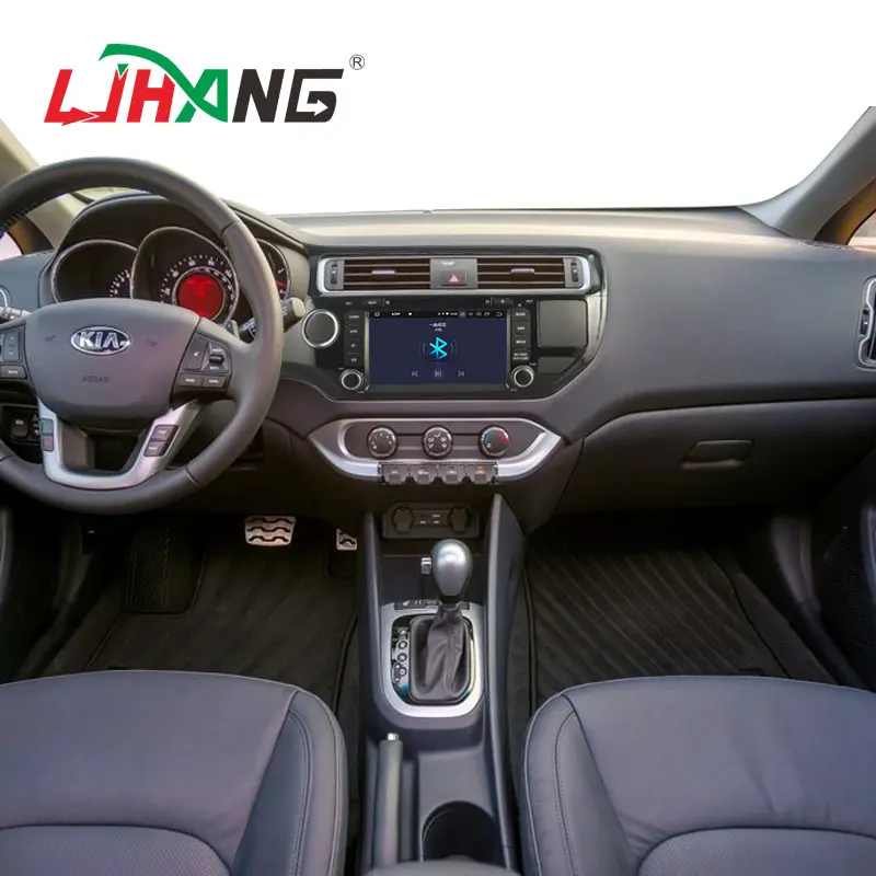 Автомобильный DVD плеер LJHANG 2 Din Android 10 для Kia Rio K3 2012 2016 Wi Fi мультимедийный