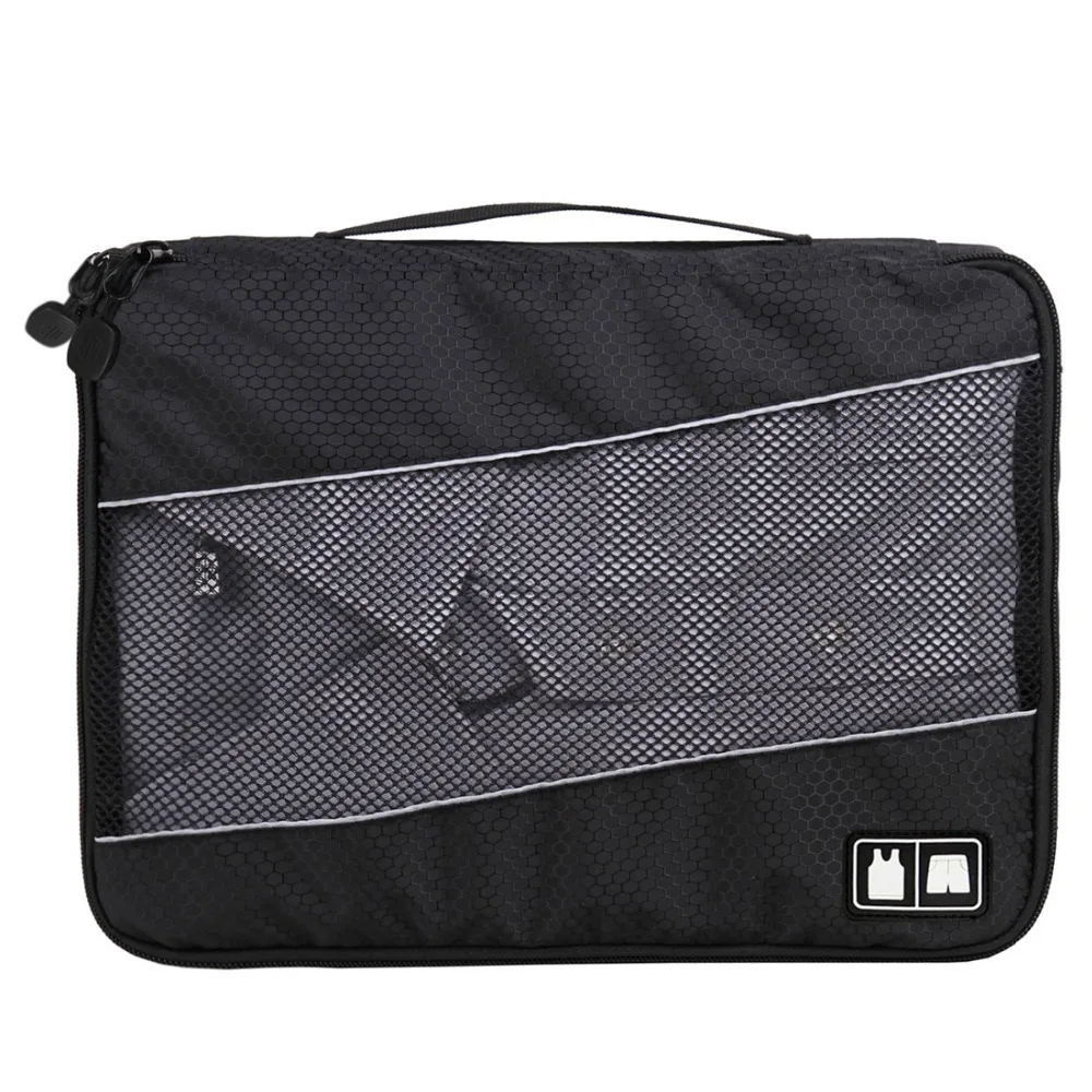 BAGSMART 3 шт. нейлоновые унисекс упаковочные кубики для одежды Легкий Багаж дорожная