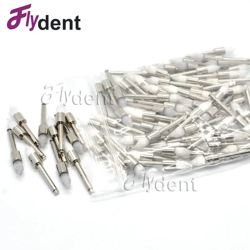 100 шт. новая нейлоновая щетка для полировки зубов