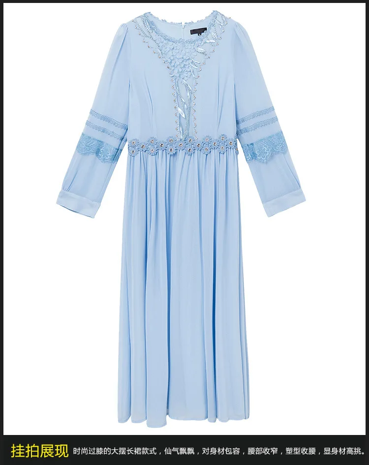 2017 женское элегантное длинное шифоновое кружевное платье с бисером вечерние нее