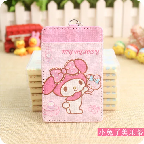 B 1 шт. мультфильм my melody little, две звезды, искусственная кожа, карта для кредитных карт, автобусная карта, коллекция для девочек - Цвет: B