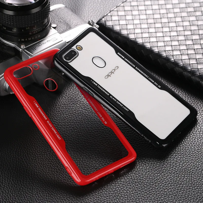 Акриловый силиконовый чехол для OPPO F7 прозрачные чехлы для телефона чехол для OPPO R15 Pro A83 A73 A5 F5 F1 F3 плюс F1S R11S R11 R9S плюс