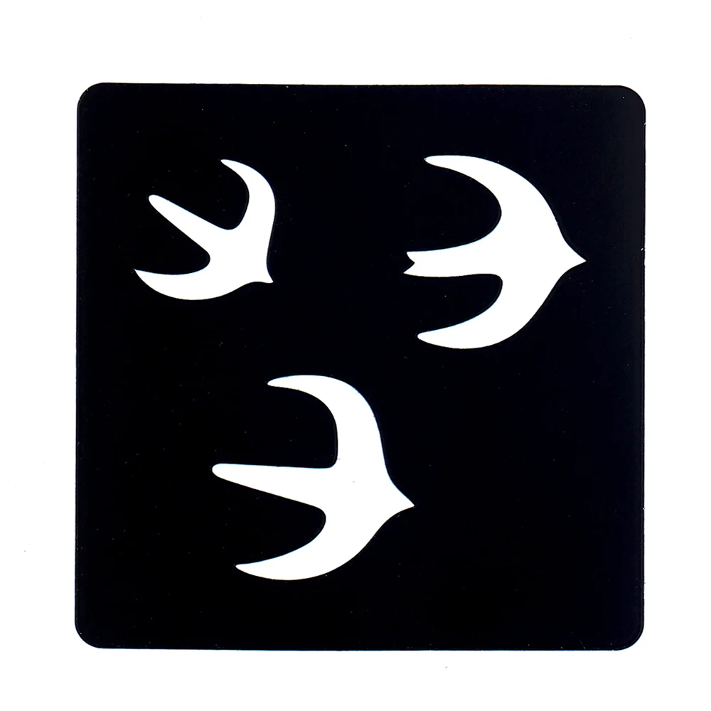 6 листов женский макияж хна трафарет для татуировки цветной рисунок якорь узор на