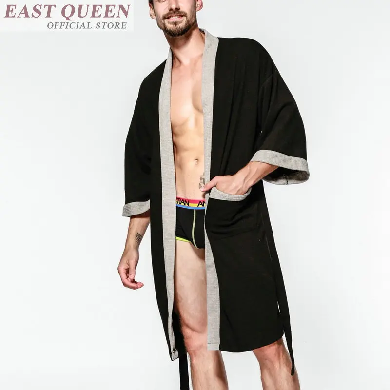 Мужская Ночная рубашка повседневный Свободный комбинезон Пижама для взрослых