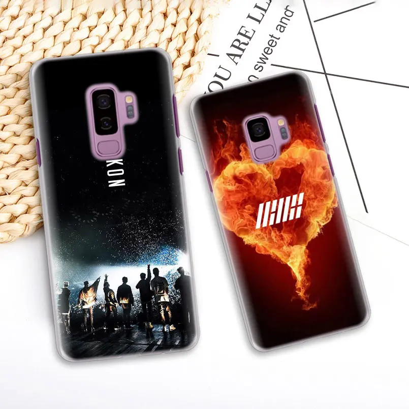 Ikon KPOP мальчик группа телефонные чехлы для samsung Galaxy S10e S10 плюс S8 S9 плюс S6 S7 край A40 A50 A70 M20 чехол Coque