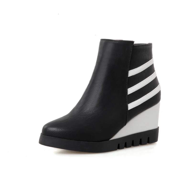 Новый высокое качество женщин мотоцикла сапоги острым носом осень зима