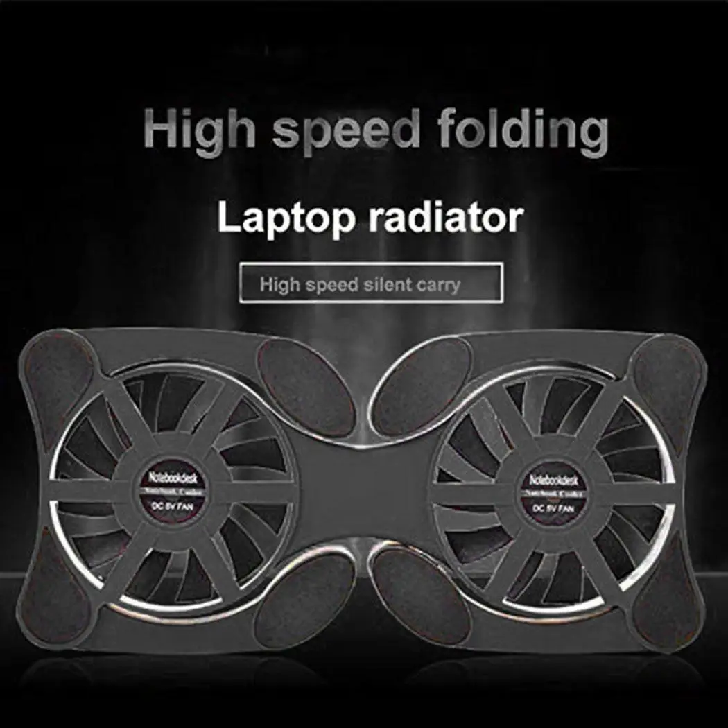 Портативная Складная подставка для ноутбука Cooler Нескользящая охлаждающая