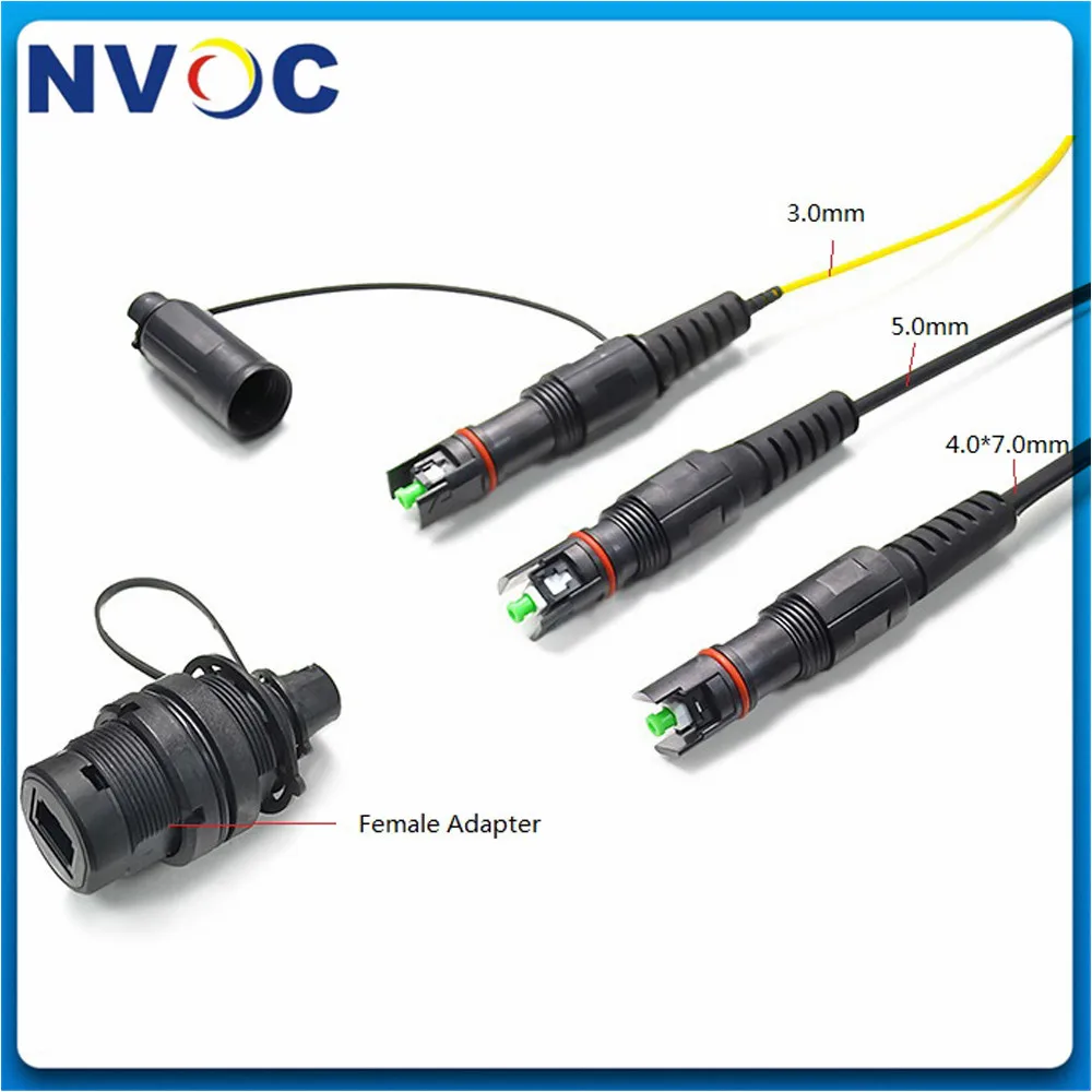 5 шт. непроницаемый IP67 Cor ning MINI SC FTTA 1 м 3 10 соединительный шнур H разъем Mini APC OptiTap