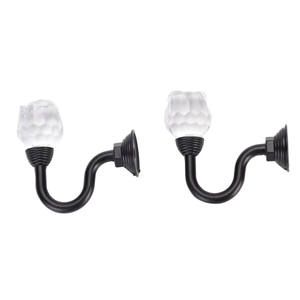 2 шт. большие металлические хрустальные крючки для штор с кисточками настенная