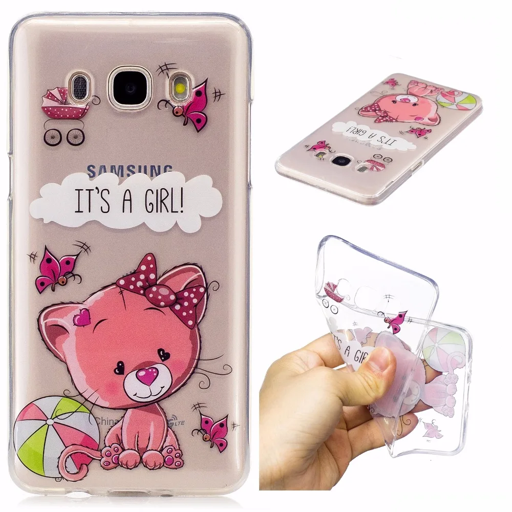 Coque для Samsung J5 2016 чехол ультра тонкий Защита мягкий TPU окрашенные телефона Galaxy j510