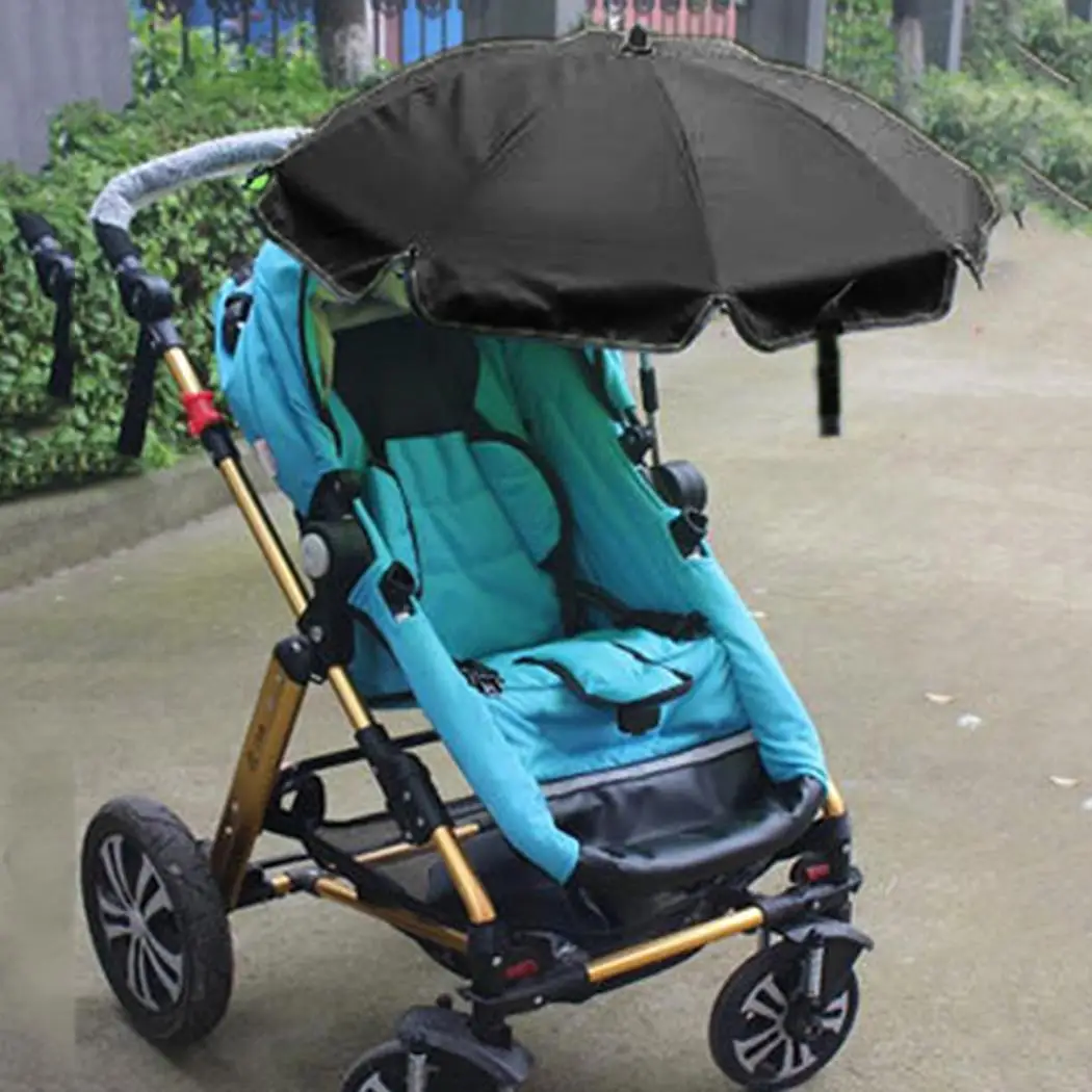 Регулируемый зажим для детской коляски УФ-стойкий Открытый Зонт Guarda Chuva алюминия