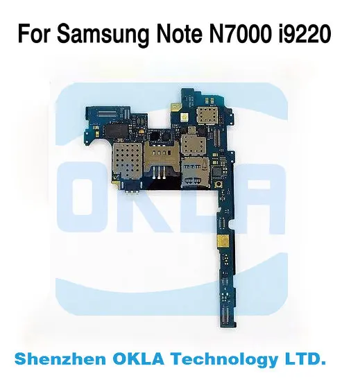 Б/у оригинальная материнская плата для Samsung GALAXY Note N7000 i9220 от бывшего в