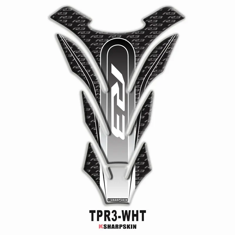 Motorcycle 3D fuel tank pad sticker protective decorative decal For YAMAHA R3 Tank Pad Sticker - Цвет: 3