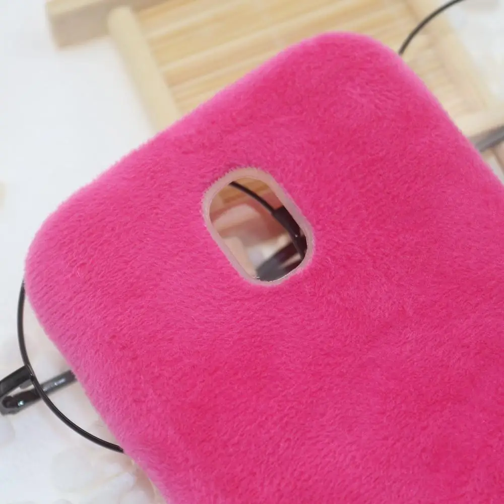 Fluffy Rabbit Hair Fur Phone Case For Samsung Galaxy S9 S8 Plus S6 S7 edge A3 A5 A7 2017 J3 J5 J7 A6 2018 Cover |