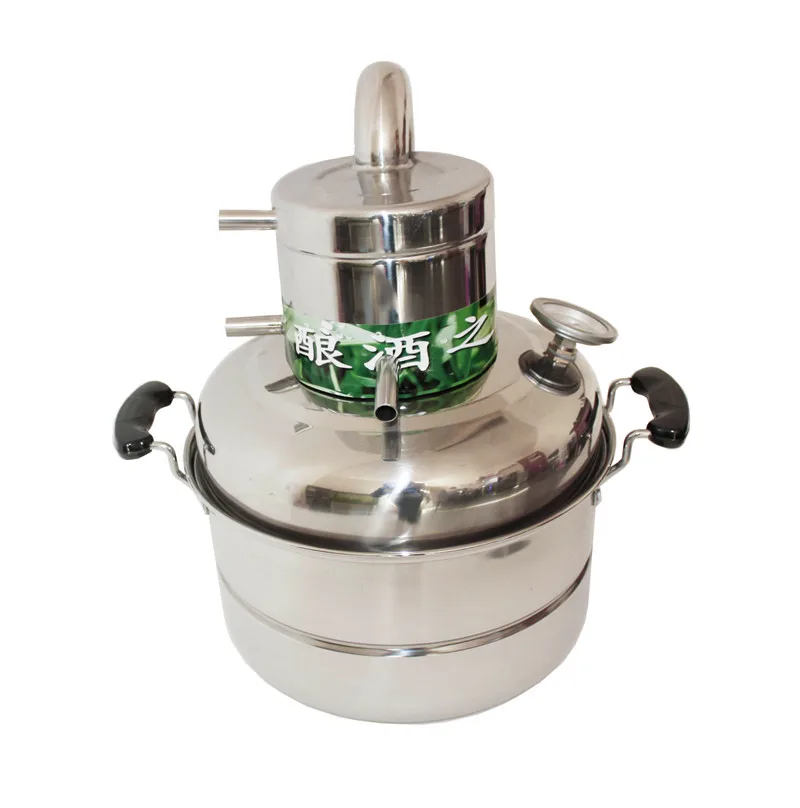 

Stainless steel Home use wine distiller Steaming wine and flower oil equipment