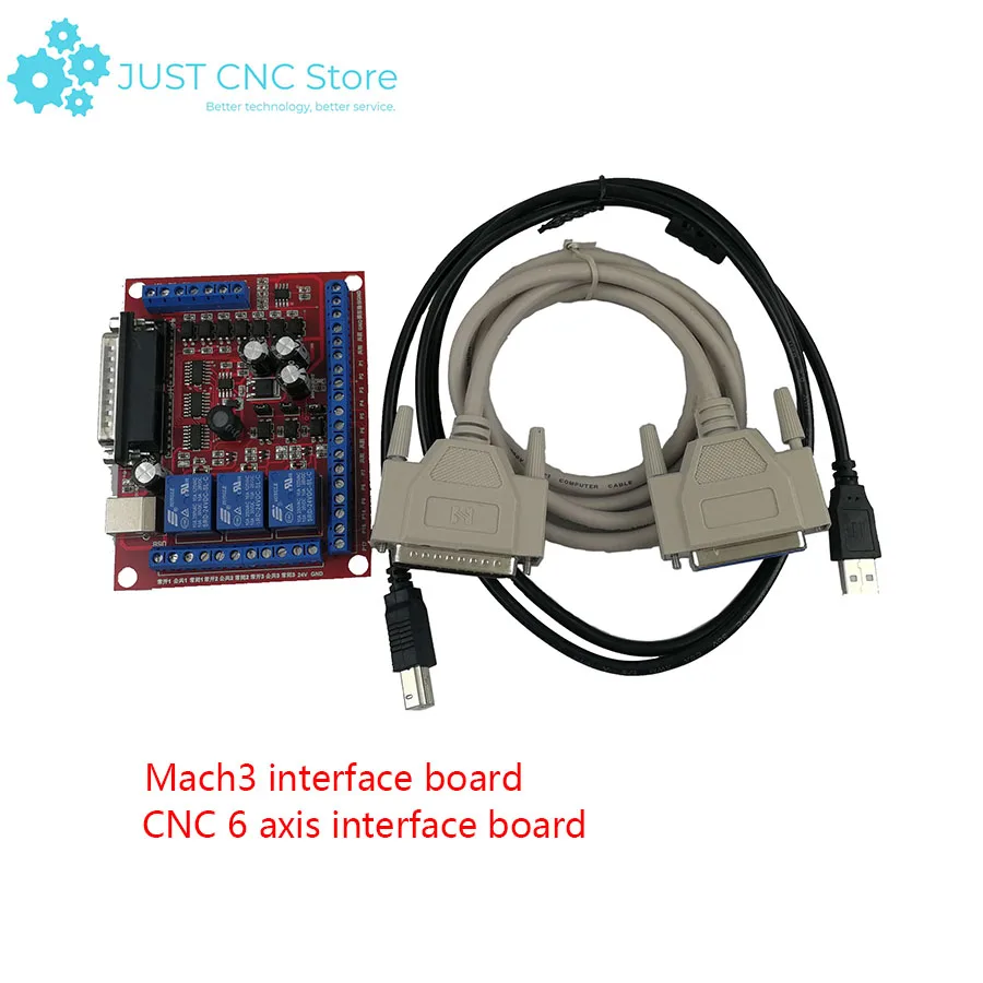 CNC Mach3 6 Axis MCACH2 гравировальный станок интерфейс Breakout Плата USB ШИМ