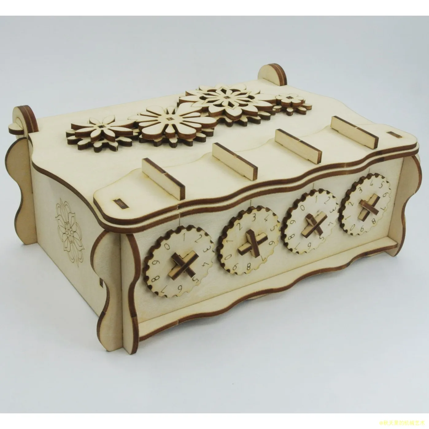 Творческий DIY 3D Сборка деревянная головоломка игрушка инновационный замок