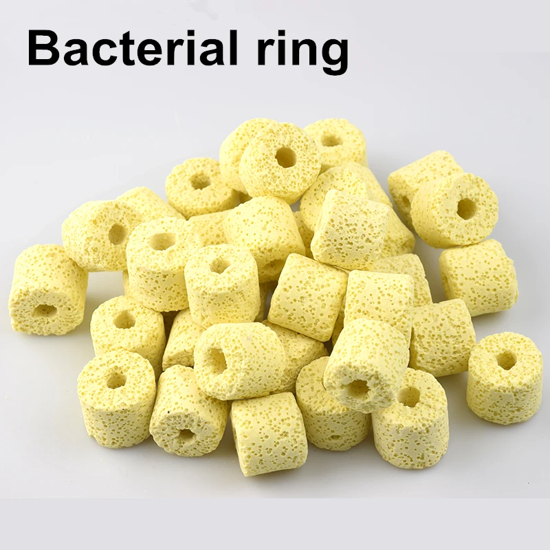 bacteria ring Аквариум нитрифицирующие бактерии дом биохимический фильтр Медиа Аквариум Пруд фильтр керамический био шар кольцо аксессуары для аквариума - Цвет: bacteria ring